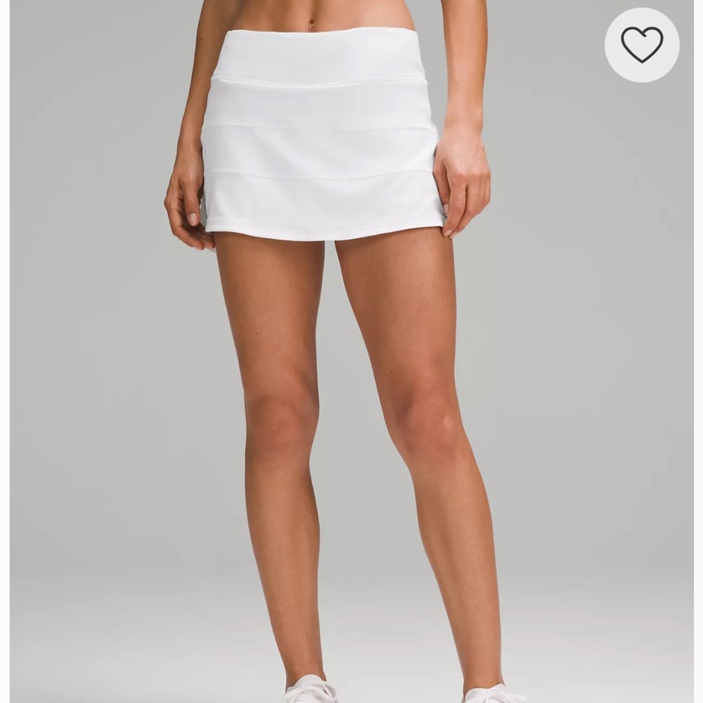 sonic pink lululemon pace rival skirt